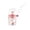 Pink, variant on Cute Whale Tumbler with Straw, Clear PC Water Bottle, Dustproof Lid Cup, Reusable Drinkware for Home Office(Pink)