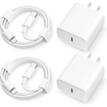 YJJSKEJI iPhone 14 13 12 11 Super Fast Charger [2Pack] cargador 20W Rapid USB C Wall Charger Block with 6FT Fast Charging Cable Compatible with iPhone 14 Pro Max/Pro/Plus/Mini/iPad