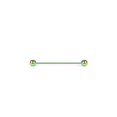 thumbnail image 4 of 16G Industrial Barbell Surgical Steel Anodized Body Piercing Jewelry 38mm Long, 4 of 9