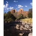 thumbnail image 3 of Larson, Scott 15x18 Black Modern Framed Museum Art Print Titled - Desert Stream I, 3 of 5