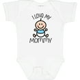 thumbnail image 3 of Inktastic I Love My Mommy Baby Boy Boys Baby Bodysuit, 3 of 5