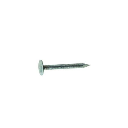 

12PC Grip-Rite Grip-Rite 34EGRFG1 Electro-Galvanized Roofing Nail Steel 1 lb