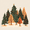 Brown Christmas Trees, variant on Yayeee 40oz Stainless Steel Tumbler with Straw and Handle Double-Wall Insulated Travel Water Bottle, Brown Christmas Trees