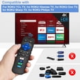 thumbnail image 3 of RC280 Replacement Remote Control Commander fit for TCL Roku Hisense Onn Sharp Philips Roku TV RC282, 3 of 5