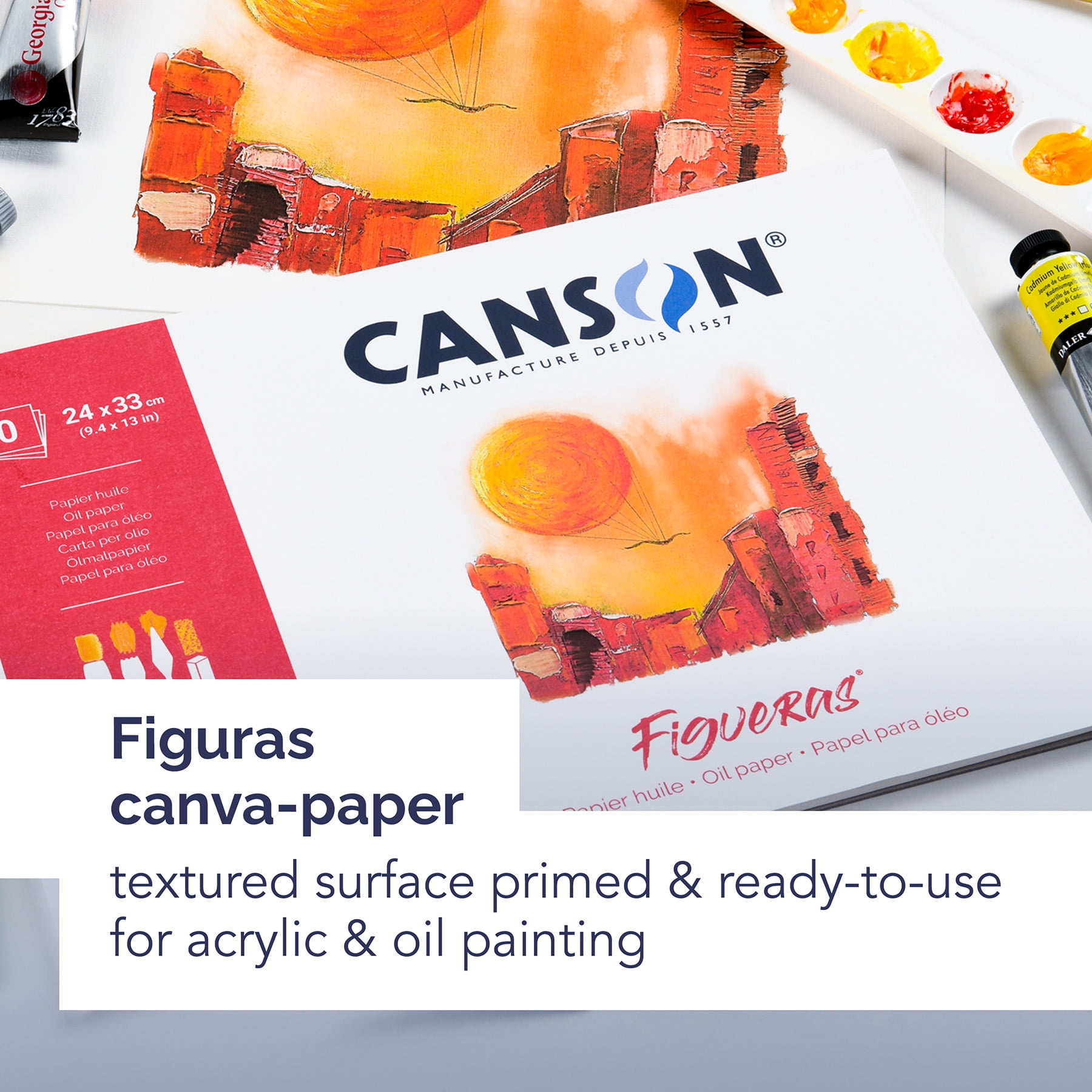 Canson Artist Series Canva Canvas Board, 16x20 inch, Pack of 5