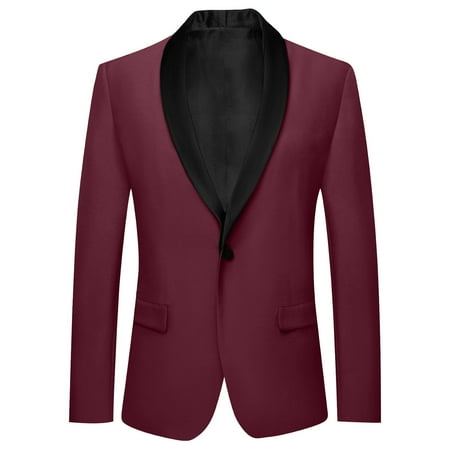 Kiijoy Big Boys Lapel Formal Suit Jacket Long Sleeve Business Blazer Coat Sizes 9-10