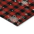 thumbnail image 3 of Addison Rugs Chantille Indoor/Outdoor Transitional Holiday Red Machine Washable Rectangle Rug, 5' x 7'6", 3 of 7