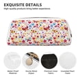 thumbnail image 4 of Uemuo Cute Butterfly Flowers Printed Leather Pencil Case, Pencil Pouch, Portable Pencil Bag, Pen Case for& Office, 4 of 7