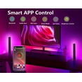 thumbnail image 4 of Zootealy Smart LED Light Bars, RGB Light Bar with 8 Scene Modes and Music Modes, Bluetooth Color Light Bar for Ambiance Backlights, Gaming Lighting, Party, PC, TV, Room Decoration, 4 of 6