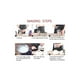 thumbnail image 4 of Espumador de Leche Manual Acero Inoxidable 800ML Doble Malla para Cappuccino, 4 of 7
