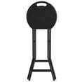 thumbnail image 4 of General Collapsible Stool, 24-Inch High Folding Bar Stool Featuring a Safety Lock, Made of Metal And Plastic, Designed for Adults with a Handle And Steel Frame Legs, Supports Up to 550 Pounds, 4 of 13