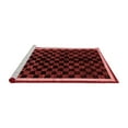 thumbnail image 2 of Ahgly Company Machine Washable Indoor Rectangle Checkered Red Modern Area Rugs, 5' x 8', 2 of 4