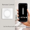 thumbnail image 4 of Interruptor de Luz con Atenuación Inteligente Wifi Tuya, Panel de Atenuación, Interruptor Inteligente de Pared de 220-240 V, Funciona con la Aplicación Home WIFi, 4 of 5