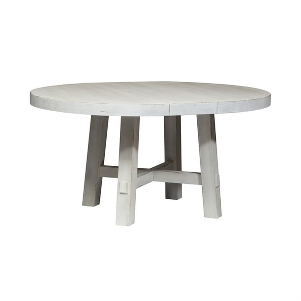 Liberty Furniture Modern Farmhouse White Round Table Set Com Liberty Furniture Modern Farmhouse, Farmhouse Round Table