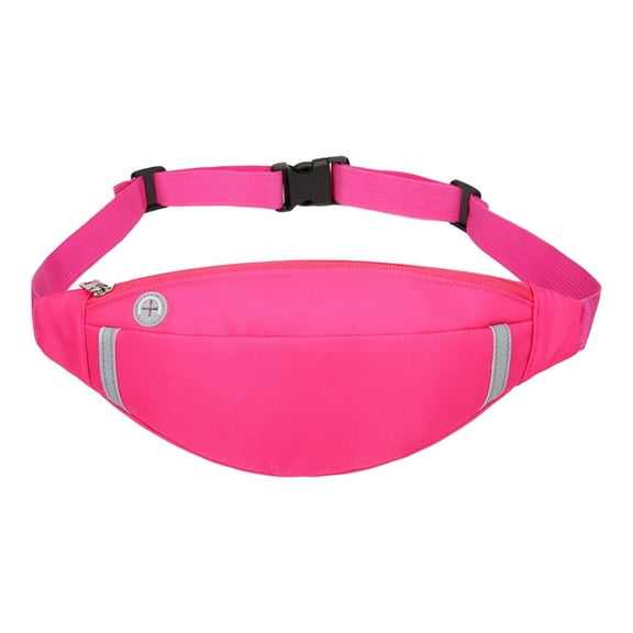 Qholemyo Unisex Fanny Pack With Headphone Hole Crossbody Bag Gym Bag Perfect For Travel Running Hiking Cycling
