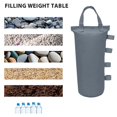 thumbnail image 3 of Ikerall Up to 30 lbs Grey Sand Bags Outdoor Canopy Weights, Durable, Waterproof, 4 Count, 3 of 7