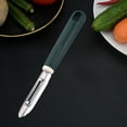thumbnail image 6 of SLYNSHome Vegetable Peeler for Kitchen,Fruit Potato Carrot Apple Peeler,Good Grip and Durable Stainless Steel Peelers - Green, 6 of 7