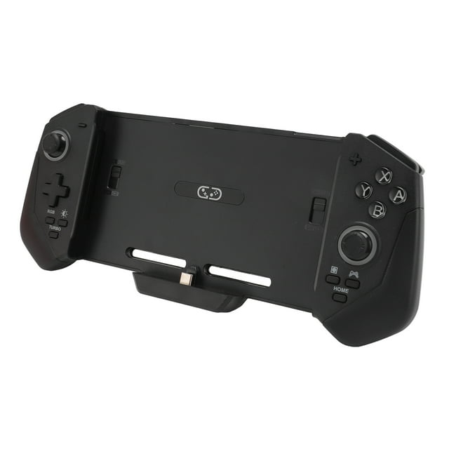 Manette Joypad, Grand Compatibilité, Recharge Rapide, Éclairage RVB, Conception à 4 Emplacements de Jeu, pour Switch et Switch OLED avec Accessoires