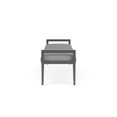 thumbnail image 3 of Pemberly Row Waiting Reception 3 Seat Bench Wood Frame in Gray, 3 of 5