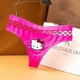 thumbnail image 1 of Bragas sexys de Hello Kitty para mujer, ropa interior de dibujos animados Kawaii Kt Kuromi, pantalones flexibles suaves para Fitness, regalos, 1 of 4