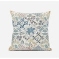 thumbnail image 2 of Fall Patch Snowflowers Throw Fabric Pillow in Light Gray Cream 20x20, 2 of 7