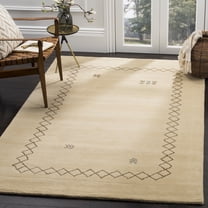 Safavieh Himalaya Grayson Bordered Wool Area Rug, Beige/Multi, 3' x 5'