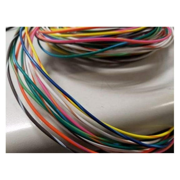 20 awg TXL HIGH Temp Automotive Power Wire 10 Striped Colors 10 FT EA 100 FEET Cables Electronic Stranded Wire Cable Electrics DIY