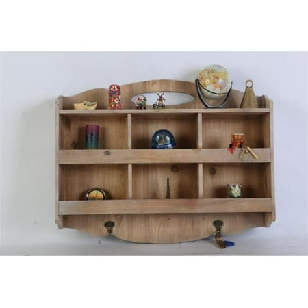 Twg Open Cabinet Wooden Wall Hanging Shelf Unit Wall Decor