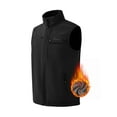 thumbnail image 3 of Mofiz Men's Fleece Vest Outerwear Full Zip Windproof Sleeveless Hiking Golf Jacket, 3 of 8