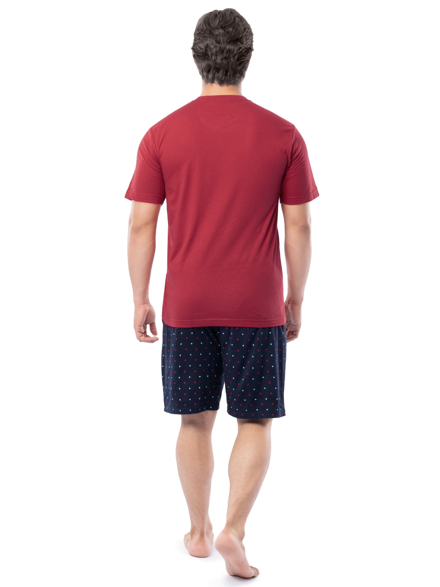Fruit of the Loom Men's Father's Day Americana Graphic Sleep T-shirt and Pajama Short Set, Sizes S-XL
