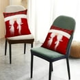 thumbnail image 5 of Christmas Chair Pillow - Red Doll Decor with Polyester Fleece for Sofa/Shelf (17.7in Square), 5 of 7