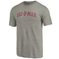 thumbnail image 2 of Men's Heathered Gray Minnesota Golden Gophers Arched Battle Cry Tri-Blend T-Shirt, 2 of 3