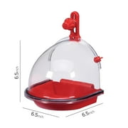 JW Pet Bird Bath for Cage Bird Cage Accessories for Small & Medium Cages for Parakeets and Similarly Sized Birds, Assorted