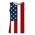 thumbnail image 6 of Cmfcve Men's Stars Stripes Tank Top Sleeveless Crew Neck Patriotic Shirt Independence Day Breathable Vintage Vest, 6 of 7