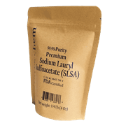 Sodium Lauryl Sulfoacetate (1/4 lb) SLSA foaming powder.