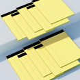 thumbnail image 4 of Bloc de notas PINJINGPRO, blocs legales, paquete de 10, 8.5 x 28 cm, amarillo, 4 of 9