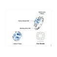 thumbnail image 4 of Jewelrypalace Gemstone Ring 925 Sterling Silver For Woman, Sky Blue Topaz Ring for Her, Jewellery Gifts, 4 of 6