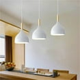 thumbnail image 7 of JLOWCO 3 Light Pendant Lighting for Kitchen Island Farmhouse,led Hanging Over Dining Table Ceiling Lights for Kitchen,Farmhouse Kitchen Lighting White (LED Bulb Include), 7 of 7