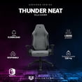 thumbnail image 4 of Silla Gamer BALAM RUSH THUNDER NEAT Reclinable 180° 120kg Reposabrazos 2D Gris BR-938228, 4 of 5