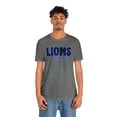 thumbnail image 4 of Unisex Jersey Short Sleeve Tee Lions Football Blue, 4 of 12