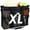 XL-black, variant on Mesh Beach Bag, Large Beach Tote with Zipper Pocket for Family Pool Bag for Toys & Vacation Essentials