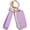 Purple, variant on Key Fob Cover Compatible with Kia K5 Forte Sportage Soul Seltos Telluride Sorento Niro 5 Button TPU Leather Zinc Alloy Keychain Case Holder Protector,Black