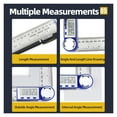 thumbnail image 7 of Electronic Angle Meter 360 Degree Protractor Digital Goniometer Carpentry Tools Angle Finder Multifunctional Metal Square Ruler ,for Accurate Evaluation, 7 of 7