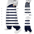 thumbnail image 3 of Coerni Boy's Athletic Sweatpants Wide Leg Casual Fall Letter Sports Elastic Waist Baggy Pants Kids' Youth Open Bottom Sweatpant, 3 of 4