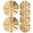 thumbnail image 6 of YEAHIBABY 6Pcs Luxurious Gold Metal Circle Wall Art Accent Decor for Living Room Walls, 6 of 6
