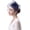Navy, variant on Kukuzhu Women Feather Veil Fascinator Hat Tea Party Hat Bridal Wedding Hair Clip Fascinators Retro Pillbox Headpiece Church Headwear