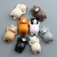 thumbnail image 3 of 3D Cartoon Funny Cat Fridge Sticker Refrigerator Magnet Home Phone Decor Gift Durable and Useful, 3 of 4