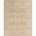 thumbnail image 1 of Unique Loom Whitney Vintage Border Rug 8' x 10' Rectangle Tuscan Yellow/Ivory, 1 of 1