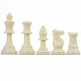 thumbnail image 3 of Piezas de Ajedrez, Juego de Ajedrez de Plástico Juego de Ajedrez Internacional Juego de Ajedrez Completo Juego de Ajedrez en Blanco y Negro(grande-77 mm) Unbranded TJB00536-02, 3 of 6