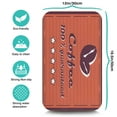 thumbnail image 5 of Coffee Mat, Coffee Vintage Red Pattern Coffee Bar Mat for Coffee Station Accessories and Organizer, Absorbent Dish Drying for Kitchen Counter, Coffee Bar Decor Coffee Machine Mat 19.5x12in, 5 of 7